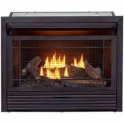 Duluth Forge Dual Fuel Ventless Gas Fireplace Insert - 26,000 Btu, T-Stat Control FDF300T